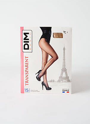 Collants stretch beige DIM femme