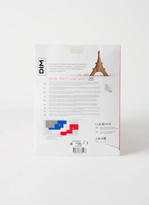 Collants beige DIM pour femme