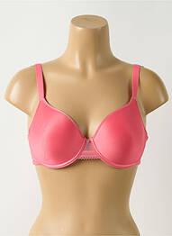 Soutien-gorge effet matière satinée haut soutien-gorge moulé rose CHANTELLE femme