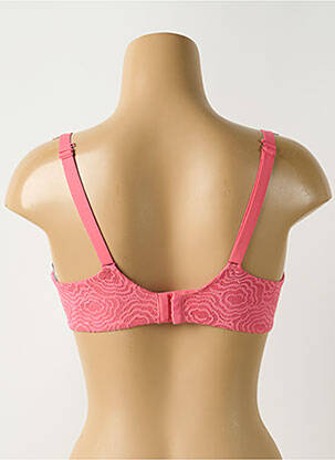 Soutien-gorge effet matière satinée haut soutien-gorge moulé rose CHANTELLE femme