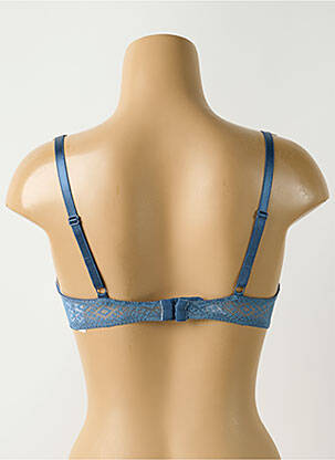 Soutien-gorge effet matière satinée haut soutien-gorge avec mousse de rembourrage amovible bleu CHANTELLE femme