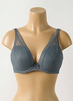 Soutien-gorge effet matière satinée haut soutien-gorge emboitant gris CHANTELLE femme