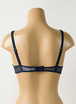 Soutien-gorge effet matière satinée haut soutien-gorge moulé bleu PASSIONATA femme