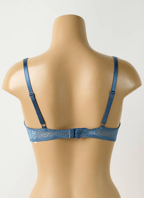 Soutien-gorge effet matière satinée haut soutien-gorge avec mousse de rembourrage amovible bleu CHANTELLE femme