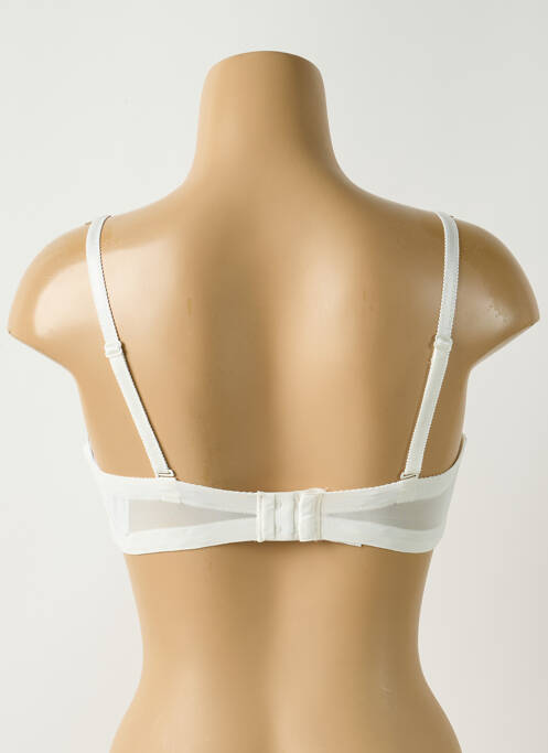 Soutien-gorge effet matière satinée haut soutien-gorge avec mousse de rembourrage amovible blanc CHANTELLE femme