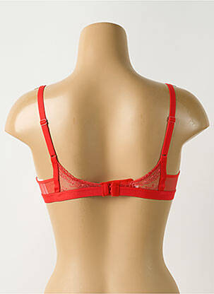 Soutien-gorge effet matière satinée haut soutien-gorge push-up rouge PASSIONATA femme