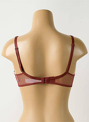 Soutien-gorge effet matière satinée haut soutien-gorge moulé marron PASSIONATA femme