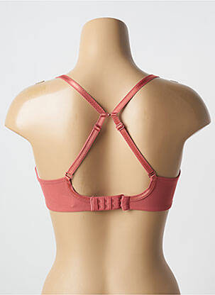 Soutien-gorge broderie haut soutien-gorge emboitant rouge CHANTELLE femme