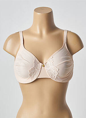 Soutien-gorge effet matière satinée haut soutien-gorge emboitant rose CHANTELLE femme