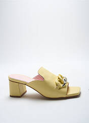 Mules/Sabots jaune DANSI pour femme seconde vue