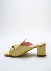 Mules/Sabots jaune DANSI pour femme seconde vue