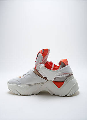 Baskets talon compensé talon de 4 à 6cm orange A.S.98 femme