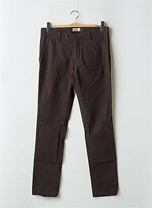 Pantalon chino poches taille normale marron FYNCH-HATTON homme