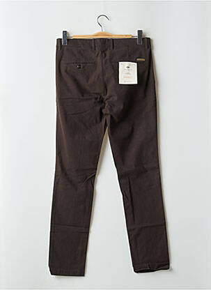 Pantalon chino poches taille normale marron FYNCH-HATTON homme