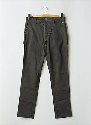 Pantalon droit stretch taille normale vert FYNCH-HATTON homme
