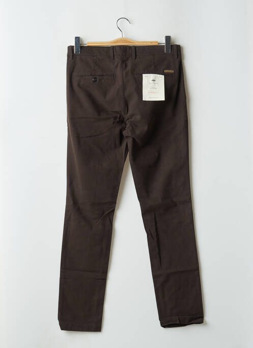 Pantalon chino poches taille normale marron FYNCH-HATTON homme