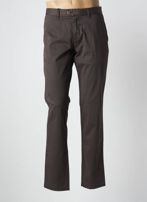 Pantalon chino marron FYNCH-HATTON pour homme