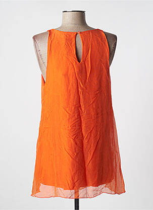 Top coupe fluide sans manche orange FLIRT femme