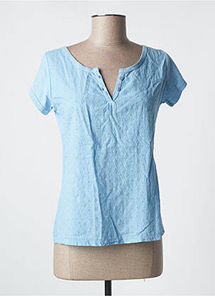 Top manches courtes manches courtes bleu FLIRT femme