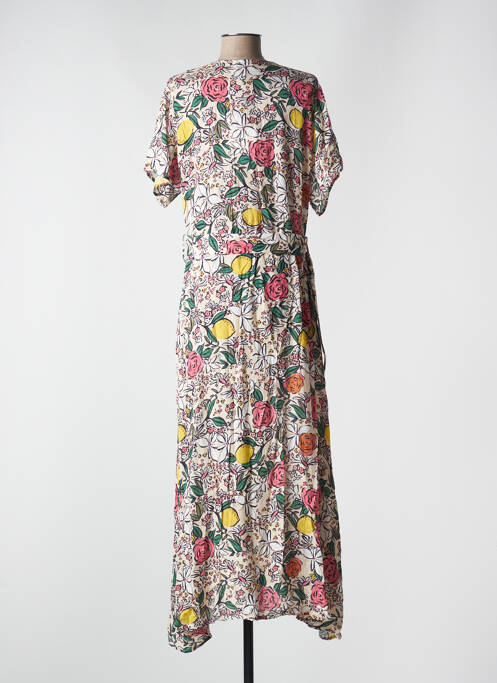 Robe longue beige LEO & UGO pour femme