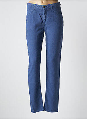 Pantalon slim poches bleu MENSI COLLEZIONE femme