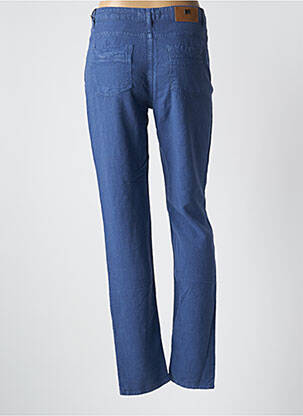 Pantalon slim poches bleu MENSI COLLEZIONE femme