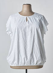 Blouse blanc ZHENZI pour femme seconde vue