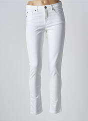 Pantalon slim blanc MENSI COLLEZIONE pour femme seconde vue