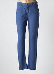 Pantalon slim bleu MENSI COLLEZIONE pour femme seconde vue