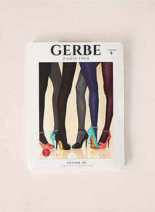 Collants stretch marron GERBE femme