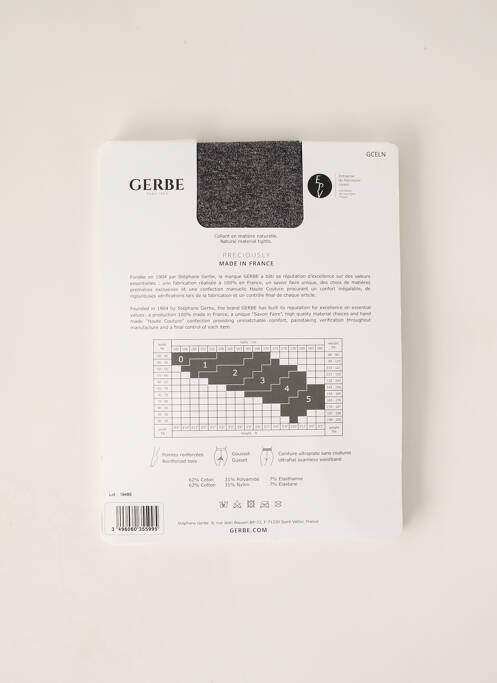 Collants gris GERBE pour femme