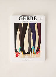 Collants stretch rouge GERBE femme