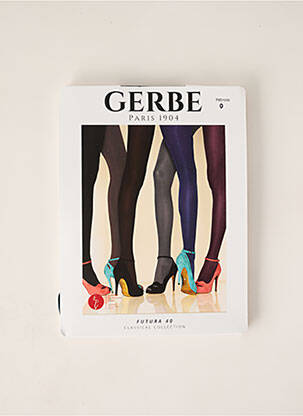 Collants stretch vert GERBE femme