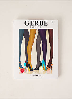Collants stretch orange GERBE femme