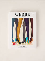 Collants stretch orange GERBE femme