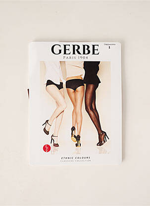 Collants stretch marron GERBE femme