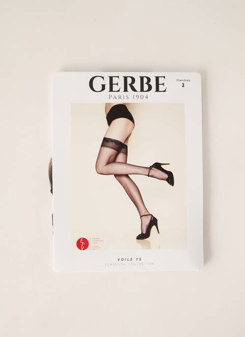 Bas noir GERBE pour femme