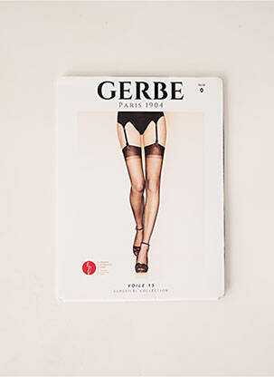 Bas stretch noir GERBE femme