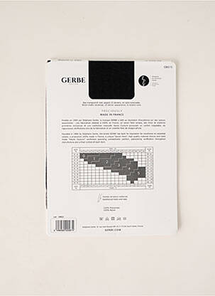 Bas stretch noir GERBE femme