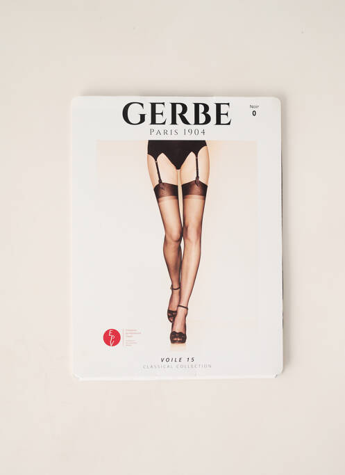 Bas noir GERBE pour femme