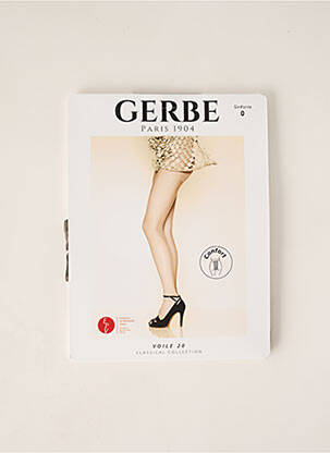 Collants stretch vert GERBE femme