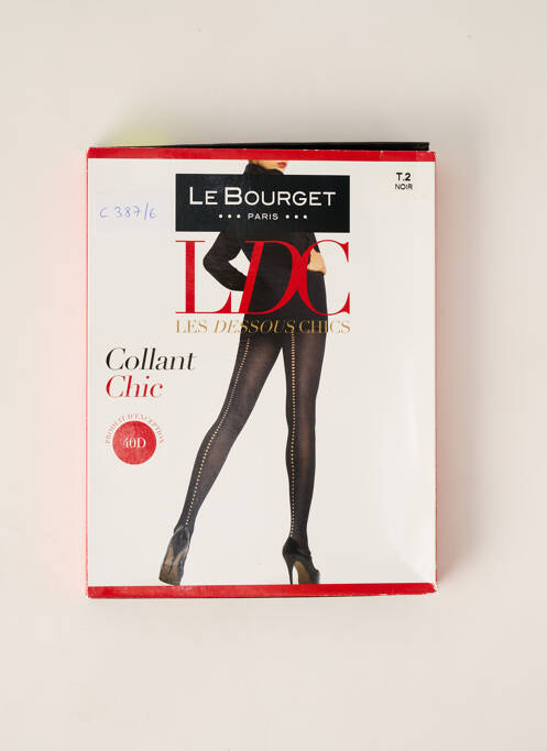 Collants noir LE BOURGET pour femme