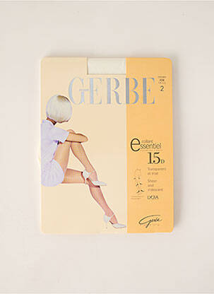 Collants stretch beige GERBE femme