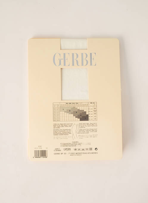 Collants beige GERBE pour femme