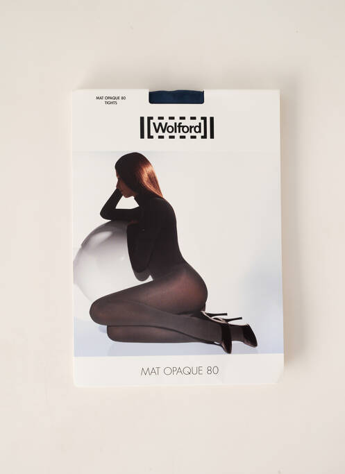 Collants bleu WOLFORD pour femme