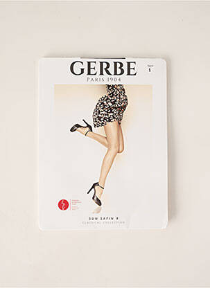 Collants stretch noir GERBE femme
