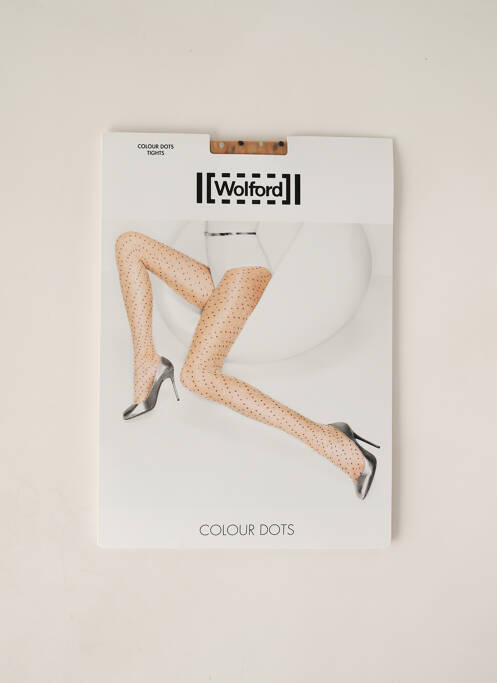 Collants beige WOLFORD pour femme