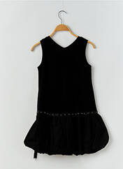 Robe mi-longue noir RORA pour fille seconde vue