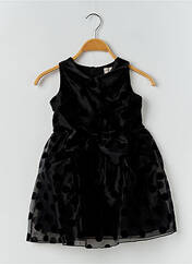 Robe mi-longue noir RORA pour fille seconde vue