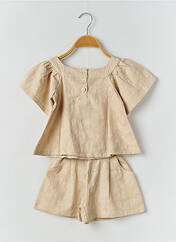 Ensemble beige RORA pour fille seconde vue